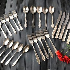 Vintage Silverware Set